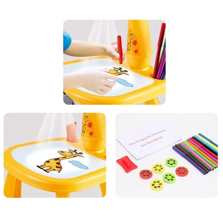 Mainan Anak Jerapah Giraffe Projector Table