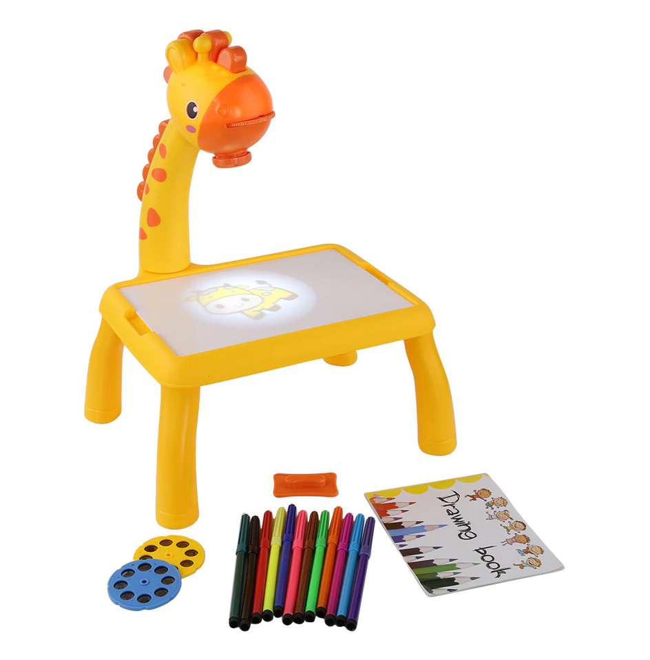 Mainan Anak Jerapah Giraffe Projector Table
